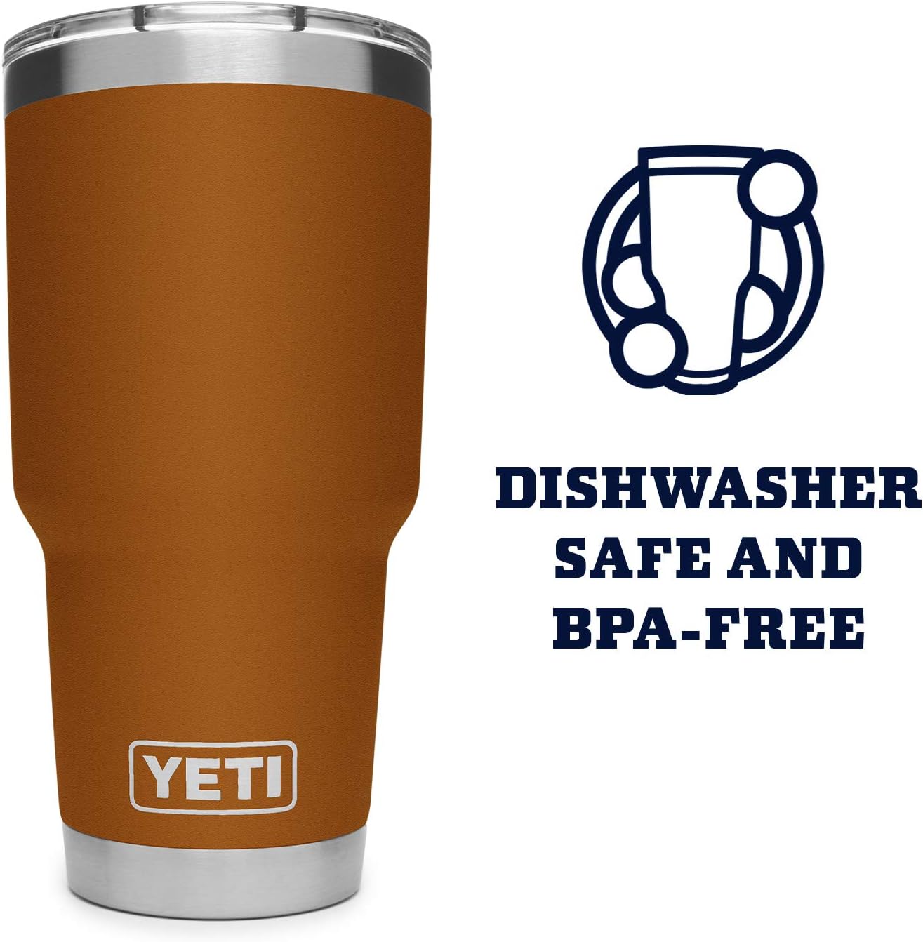 YETI Rambler 30 oz Stainless Steel Vacuum Insulated Tumbler w/MagSlider Lid
