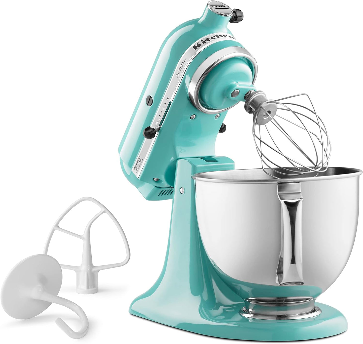 KitchenAid Artisan Series 5 Quart Tilt Head Stand Mixer with Pouring Shield KSM150PS, Aqua Sky