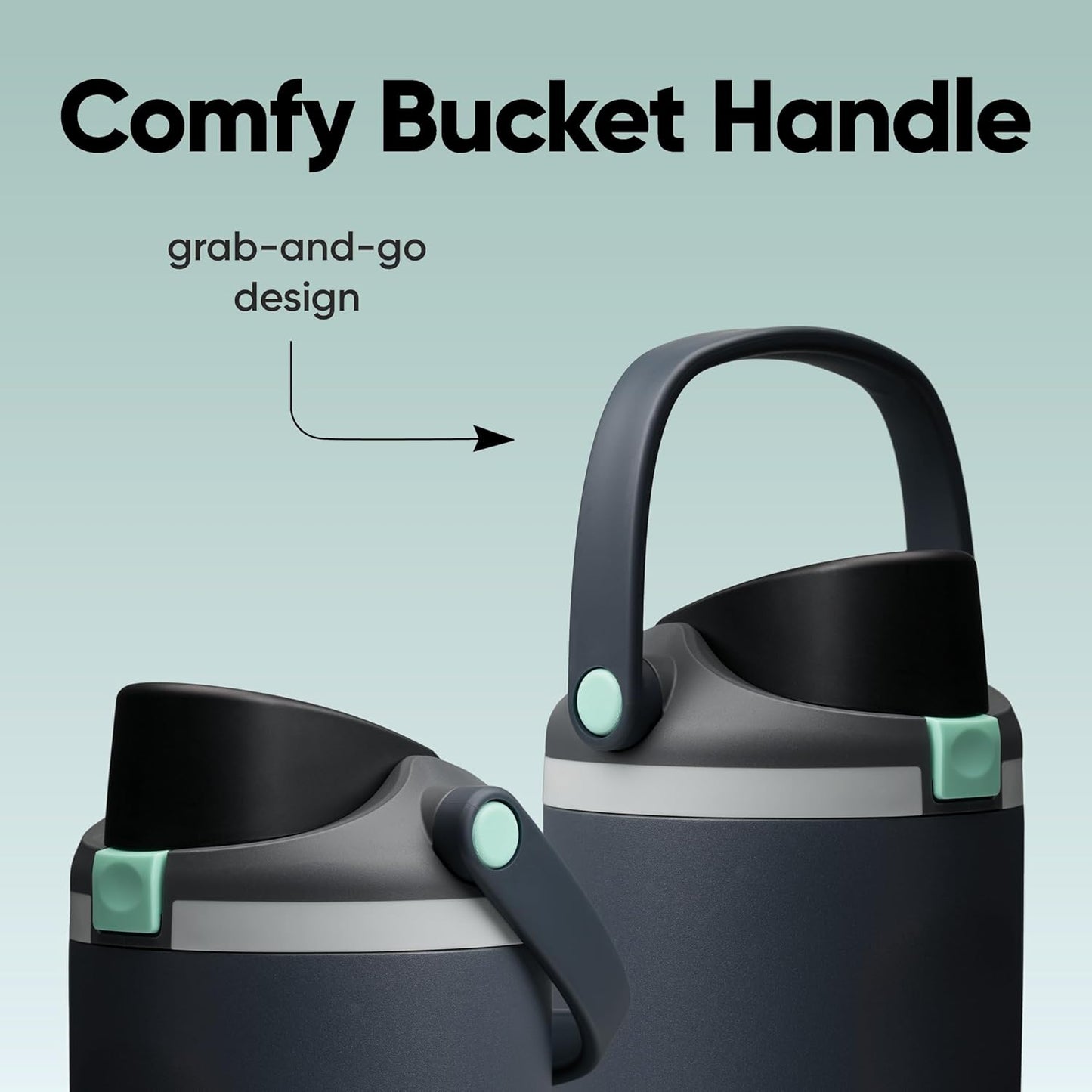 Owala FreeSip Sway Insulated Stainless Steel Water Bottle with Two-Way Spout, Built-In Straw and Bucket Handle, Made for Travel, School, and Sports, 30oz, BPA Free, Leak Proof, Foggy Tide