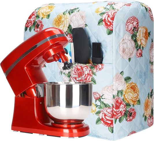 Kitchen Aid Mixer Cover For Woman Pioneer Compatible with 6-8 Quarts Hamilton Stand Mixer/Tilt Head & Bowl Lift Model,Floral Print Accessories