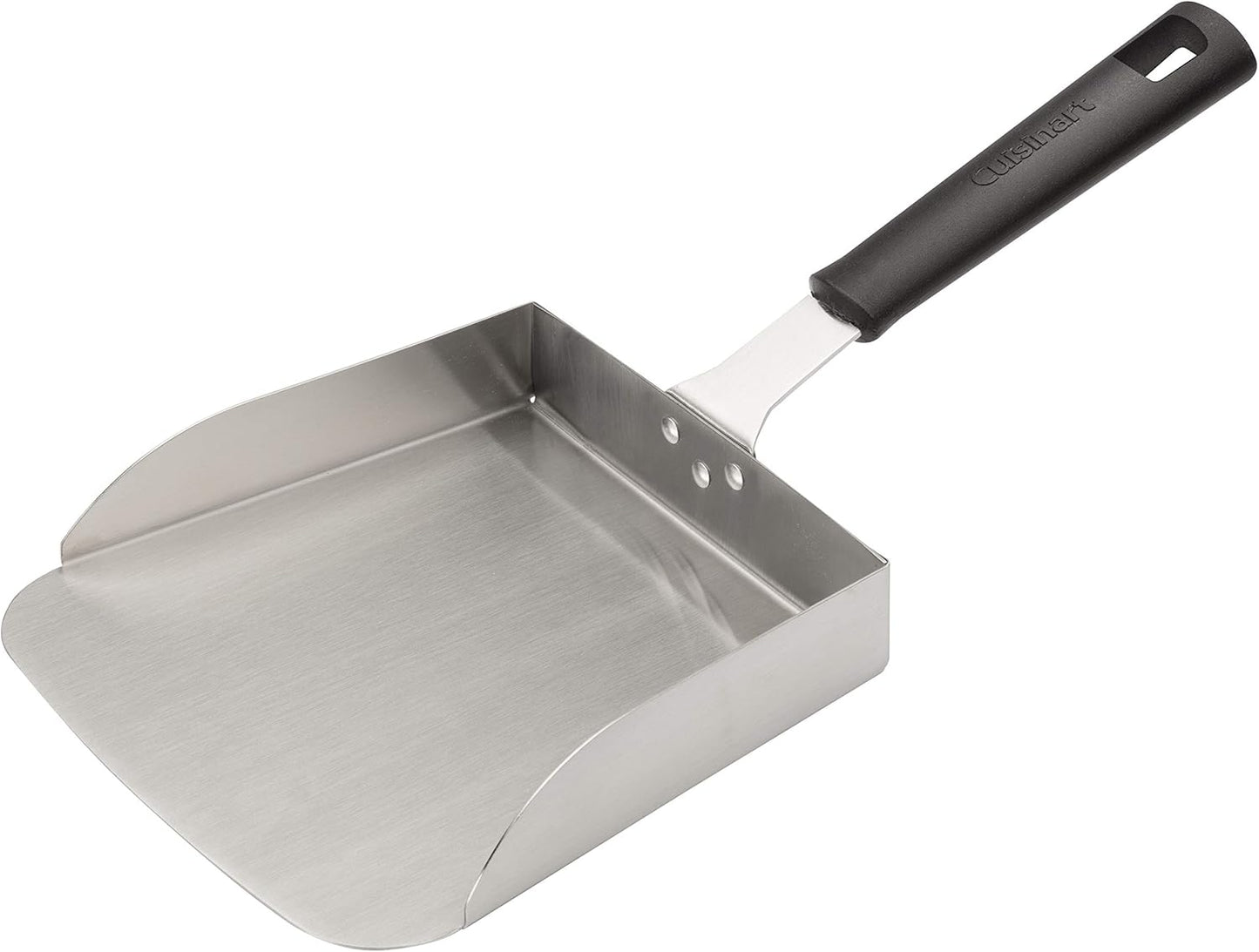 Cuisinart Griddle Food Mover - Extra-Large Stainless Steel Spatula for Rice, Vegetables and More, Perfect BBQ Tool, Cookouts, and Griddles, Large Scooper, 5-cup Capacity Food Scoop