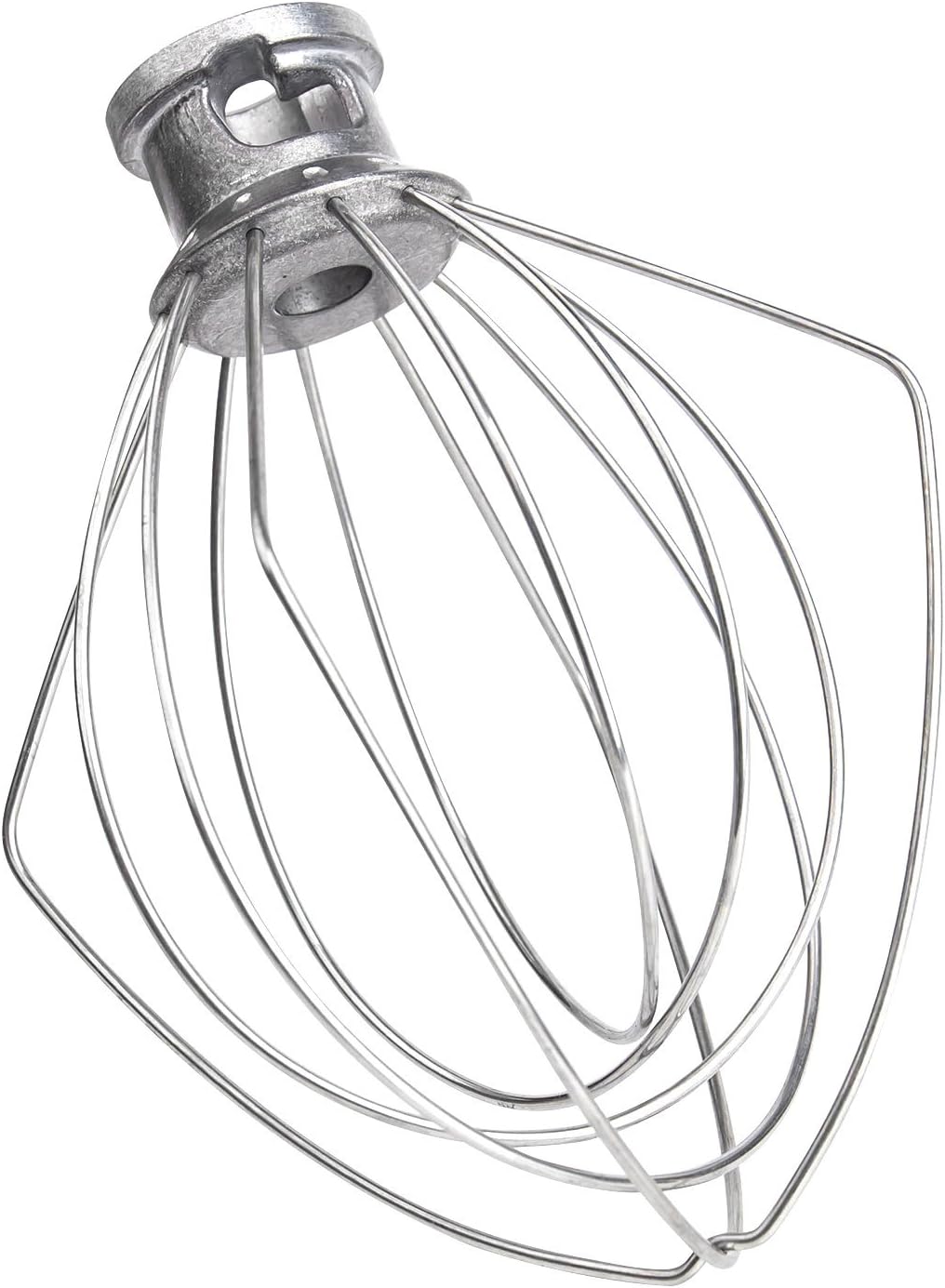 6-Wire Whip Attachment Fits KitchenAid Tilt-Head Stand Mixer Replace K45WW, Stainless Steel, Egg Heavy Cream Beater, Cakes Mayonnaise Whisk