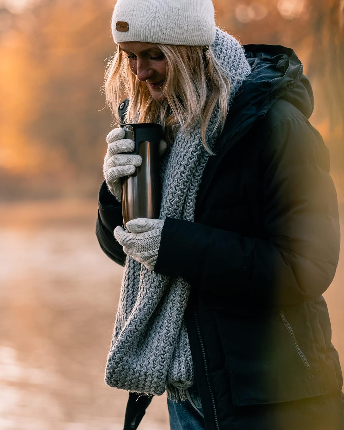 Contigo West Loop Autoseal Travel Mug, Stainless Steel Thermal Mug, Vacuum Flask, Leakproof Tumbler, Coffee Mug with BPA-Free Easy-Clean Lid