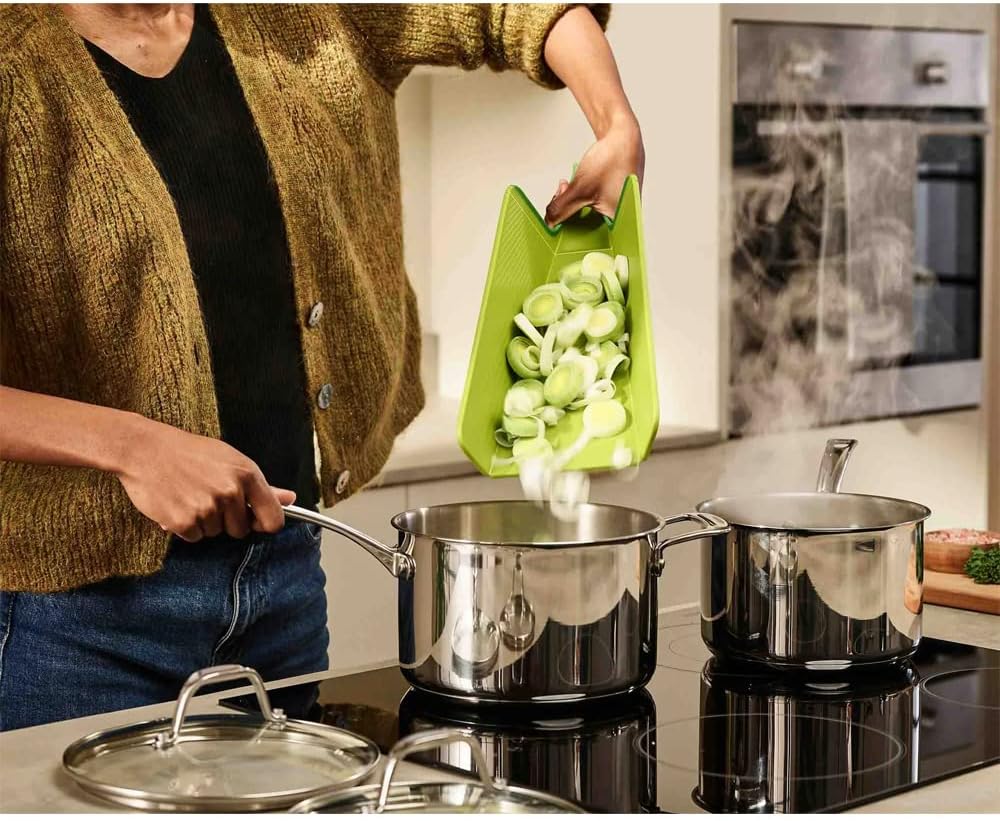 Joseph Joseph Chop2Pot Plus Folding Cutting Board (Large) - Green