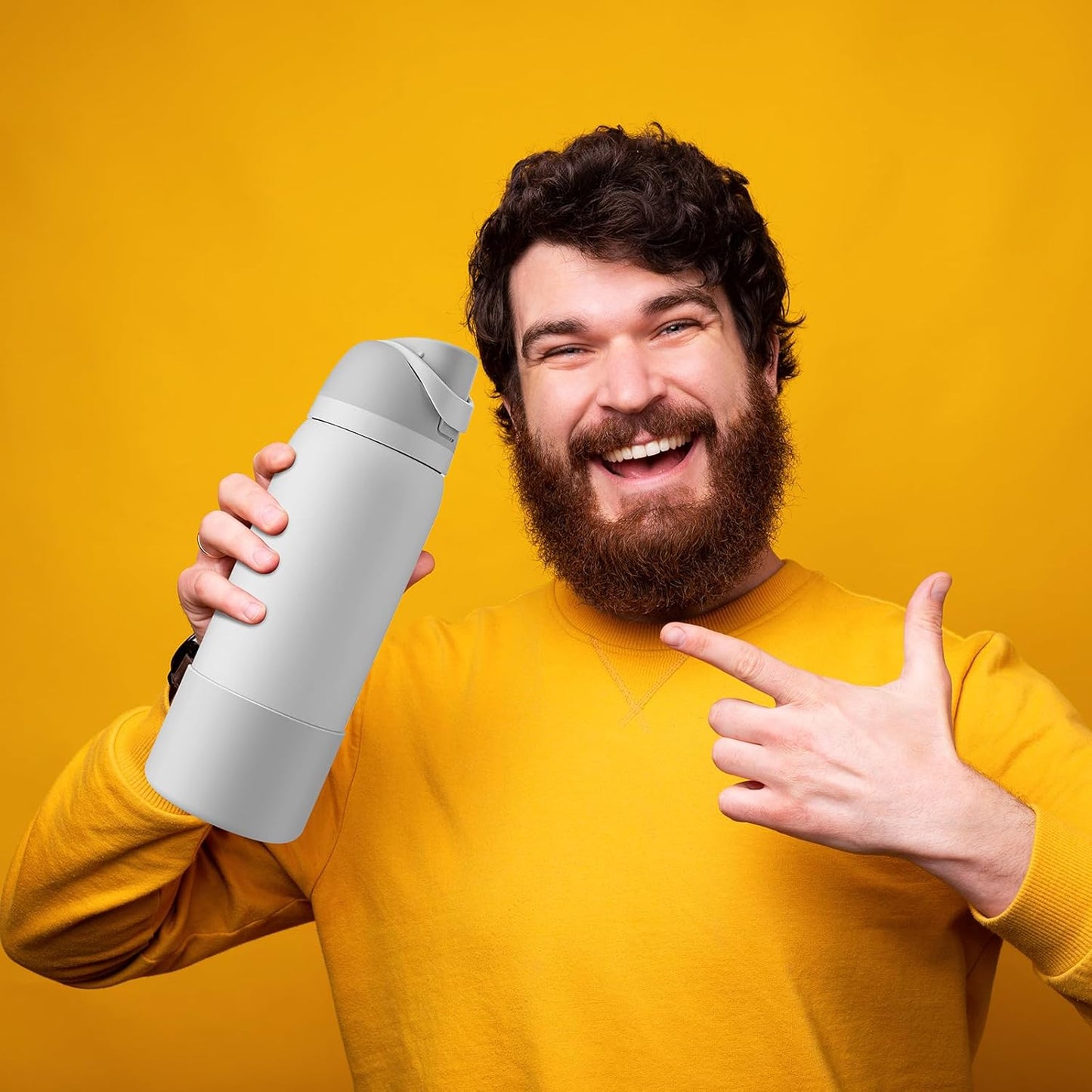 2PCS Silicone Water Bottle Boot for Owala 24oz 32oz 40oz, Protective Bottom Bumper Anti-Slip Sleeve for FreeSip, Twist, and Flip Stainless Steel Bottles, Dishwasher Safe and BPA Free