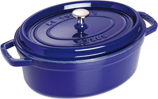 Staub Oval Cocotte - 4.25Qt - Dark Blue