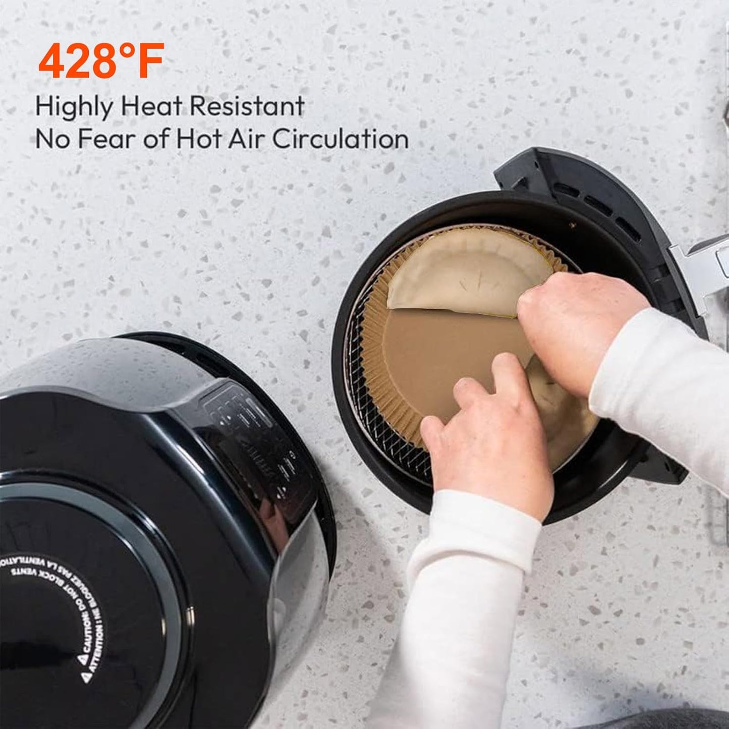 Small Air Fryer Liners Disposable for 2 3qt Air Fryer, Round Mini Air Fryer Liners for Cosori Gourmia Chefman Air Fryer