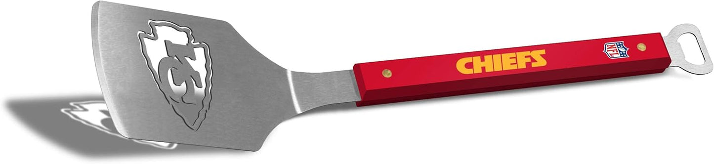 YouTheFan NFL 18" Stainless Steel Sportula (Spatula) with Bottle Opener