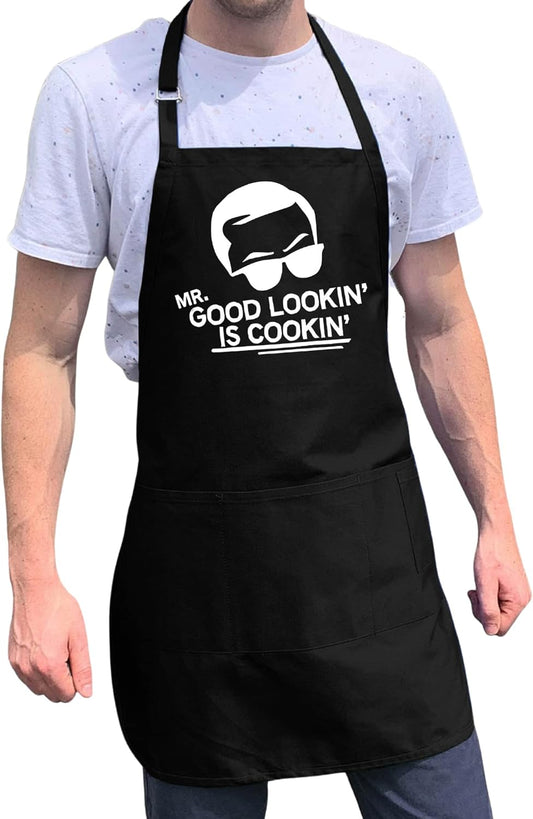 ApronMen - Funny Apron For Men - BBQ Gifts for Men & Unique Gifts for Fathers - Mens Aprons for Grilling
