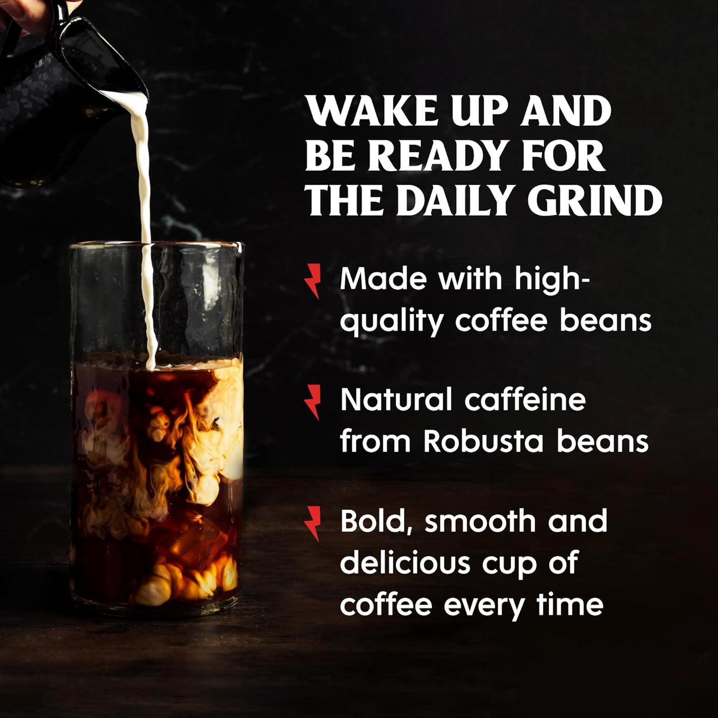 Death Wish Coffee, Organic and Fair Trade Dark Roast Whole Bean Coffee, 16 oz