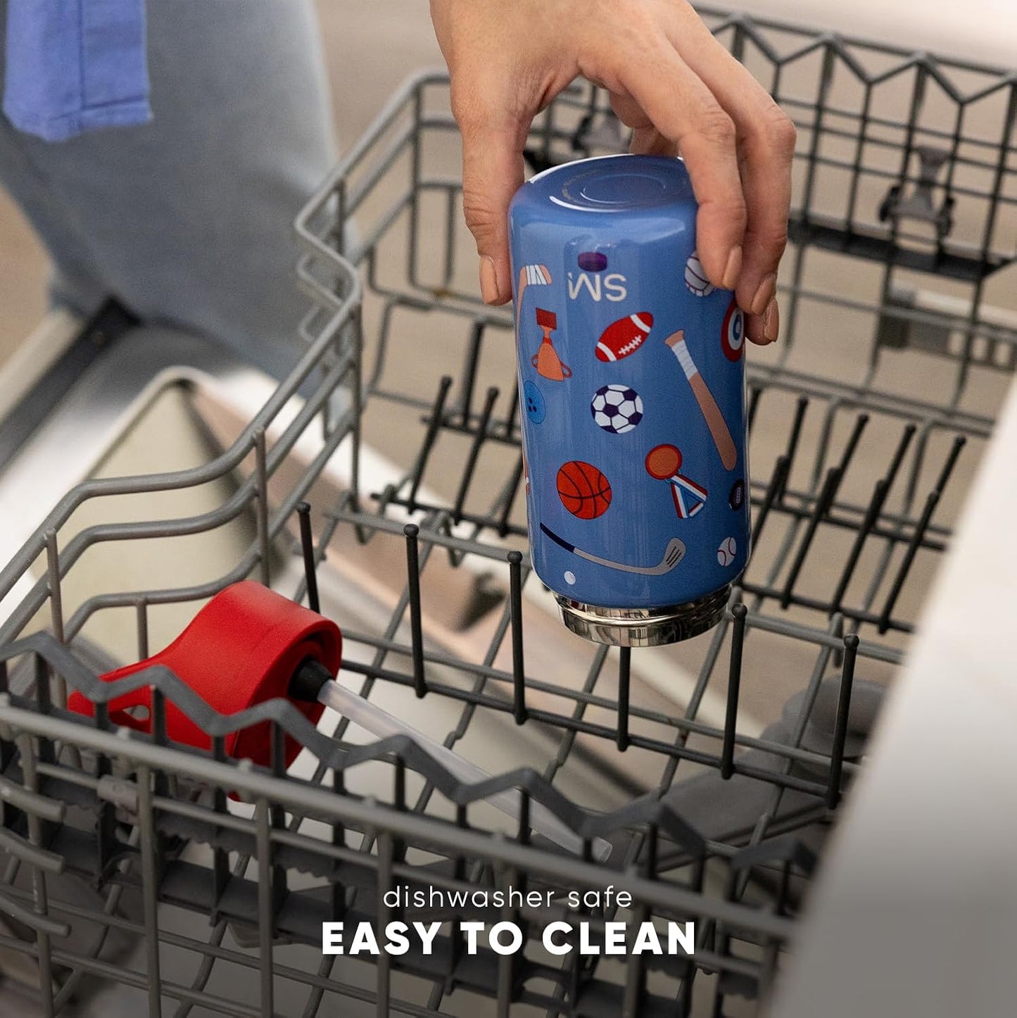 Simple Modern Kids Summit Water Bottle with Straw Lid | 14oz Stainless Steel Cup Insulated Tumbler for Toddlers, School | Rad Dino