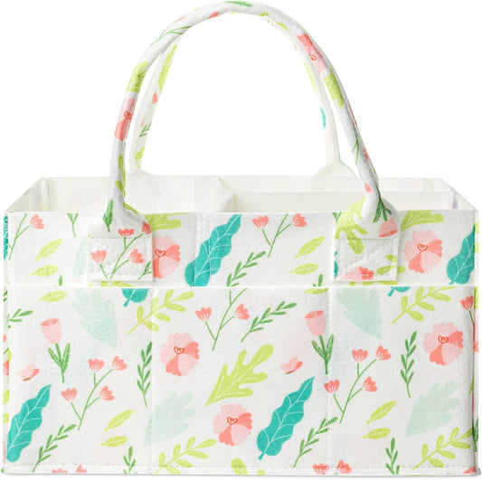 Mr. Pen- Baby Diaper Caddy Organizer, Blooming Palette, Diaper Organizer, Car Diaper Caddy