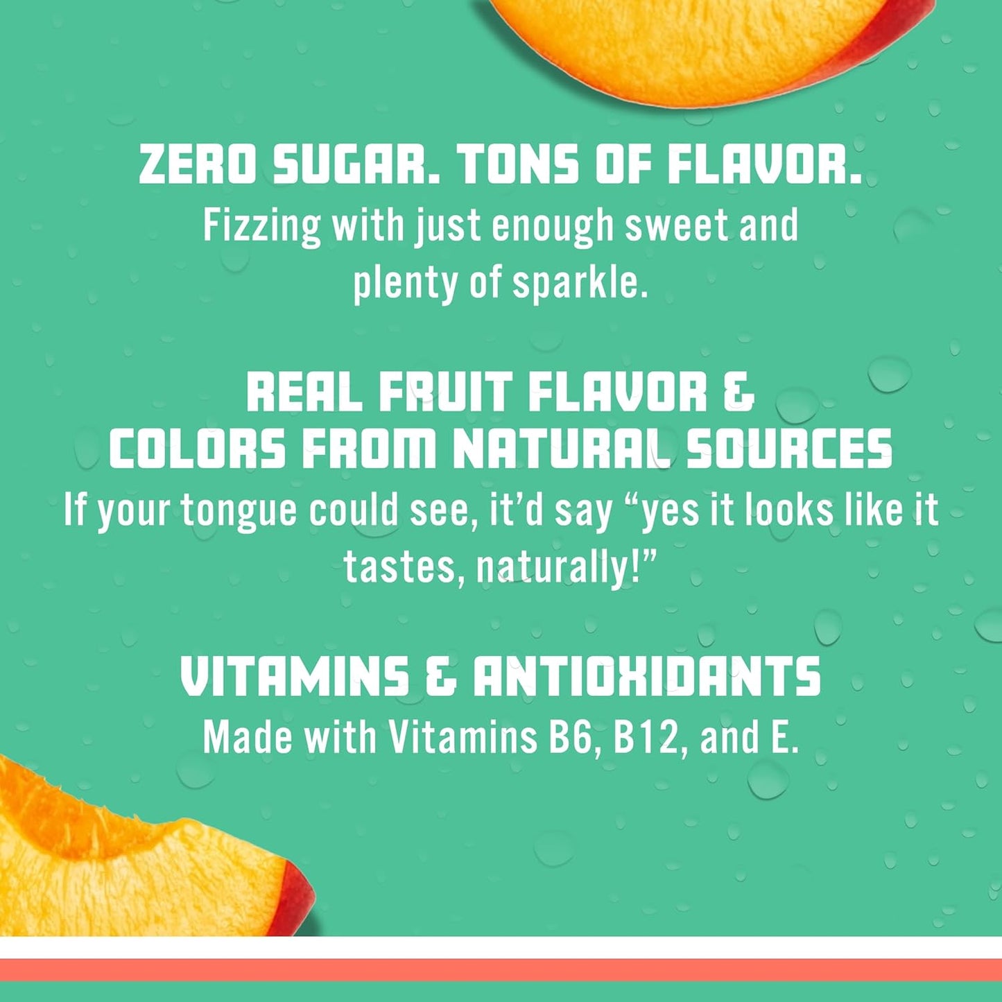 Sparkling Ice, Peach Nectarine Sparkling Water, Zero Sugar Flavored Water, with Vitamins and Antioxidants, Low Calorie Beverage, 17 fl oz Bottles (Pack of 12)