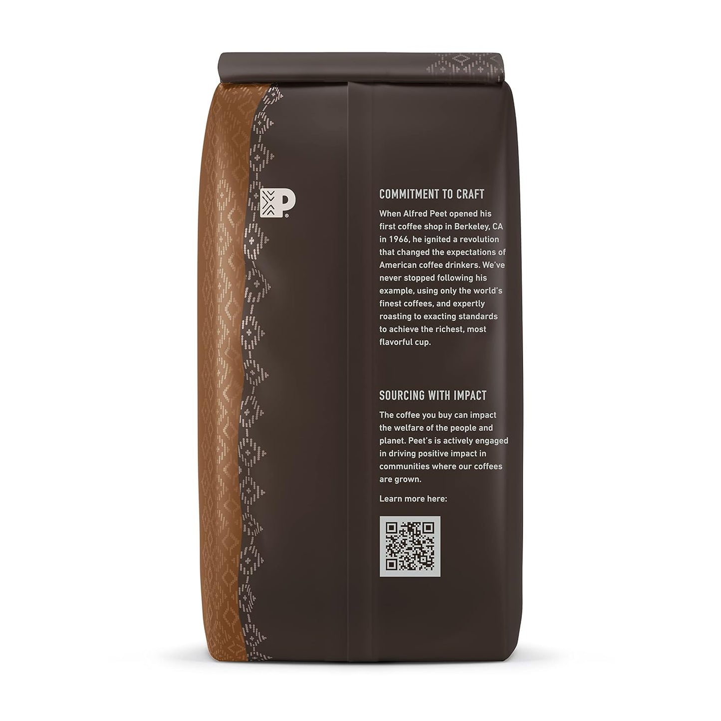 Peet's Coffee Dark Roast Ground Coffee | French Roast | 36 Ounces | 2 Bags