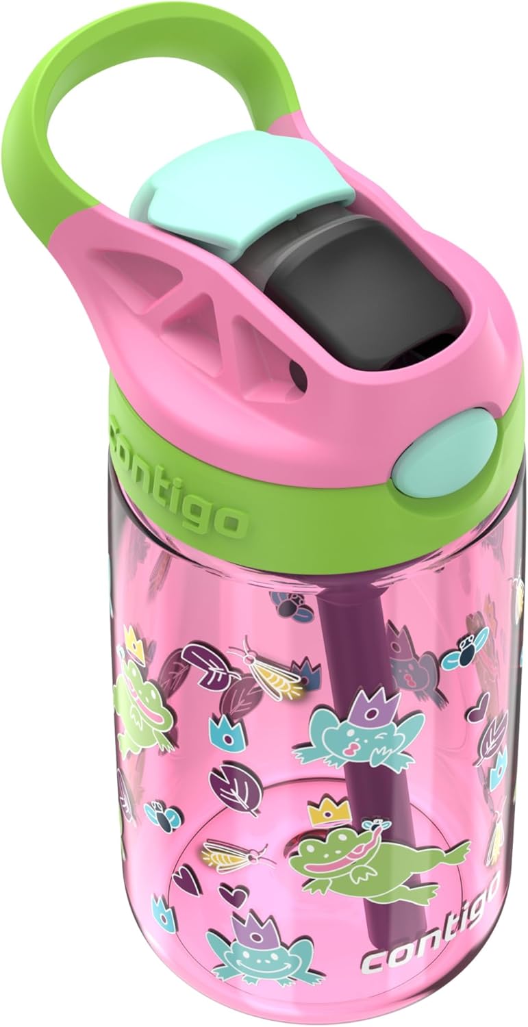 Contigo Kids Water Bottle with Redesigned AUTOSPOUT Straw, 14 oz