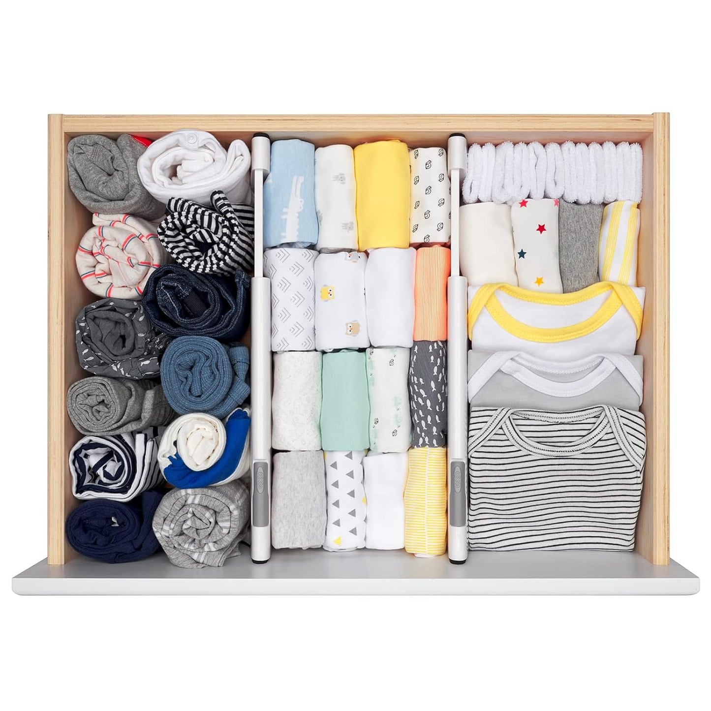 OXO Tot Expandable Dresser Drawer Divider - 2 Pack