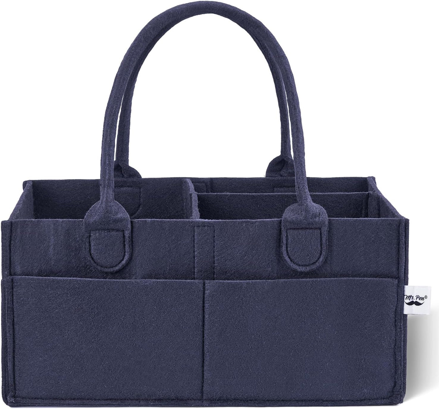 Mr. Pen- Baby Diaper Caddy Organizer, Navy Blue, Car Diaper Caddy, Portable Diaper Caddy, Diaper Organizer for Changing Table, Baby Organizer for Nursery