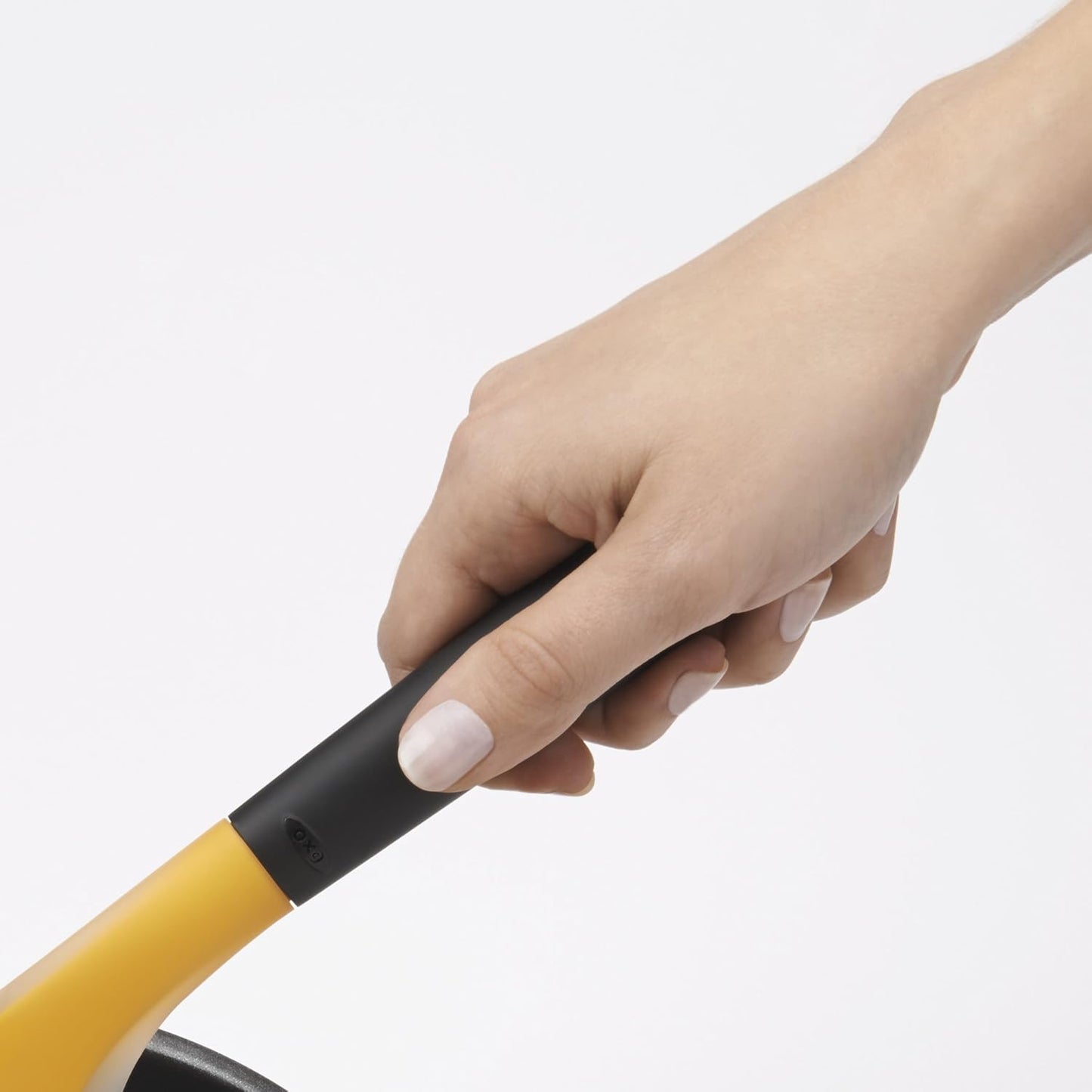 OXO Good Grips Small Flip and Fold Silicone Omelet Turner, Yellow/Black (Pack of 2)