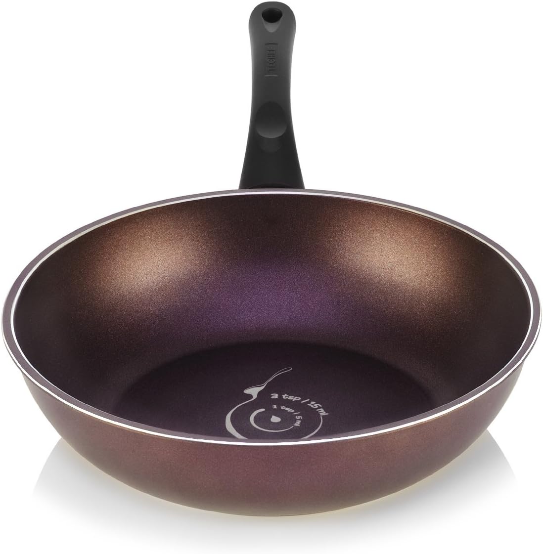 TECHEF - Art Pan 12" Wok/Stir-Fry Pan, Coated 5 times with Teflon Select Non-Stick Coating (PFOA Free) - Made in Korea