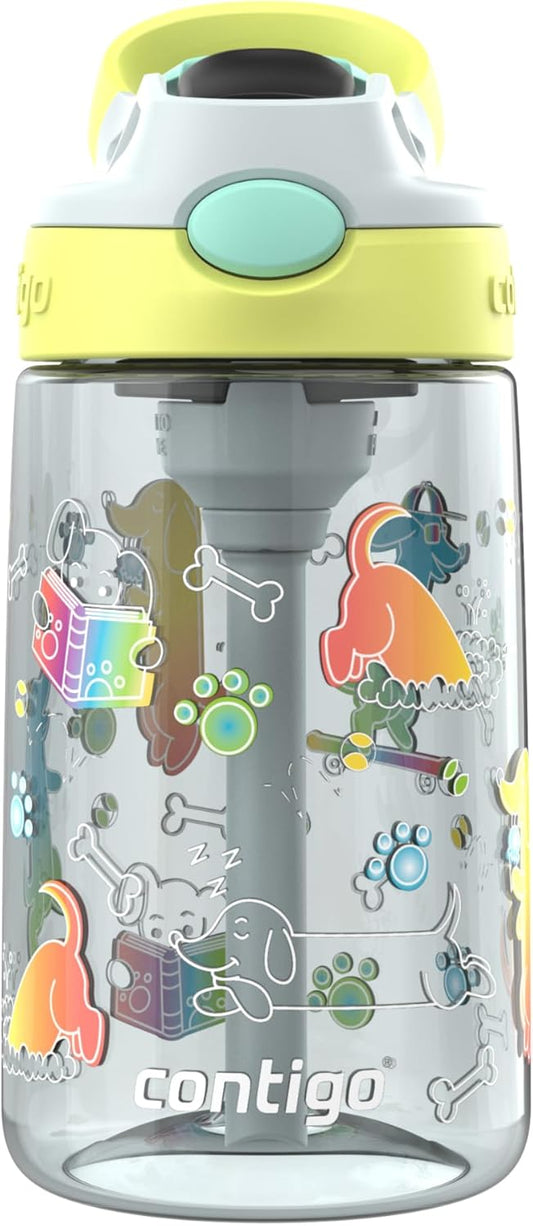 Contigo Kids Water Bottle with Redesigned AUTOSPOUT Straw, 14 oz