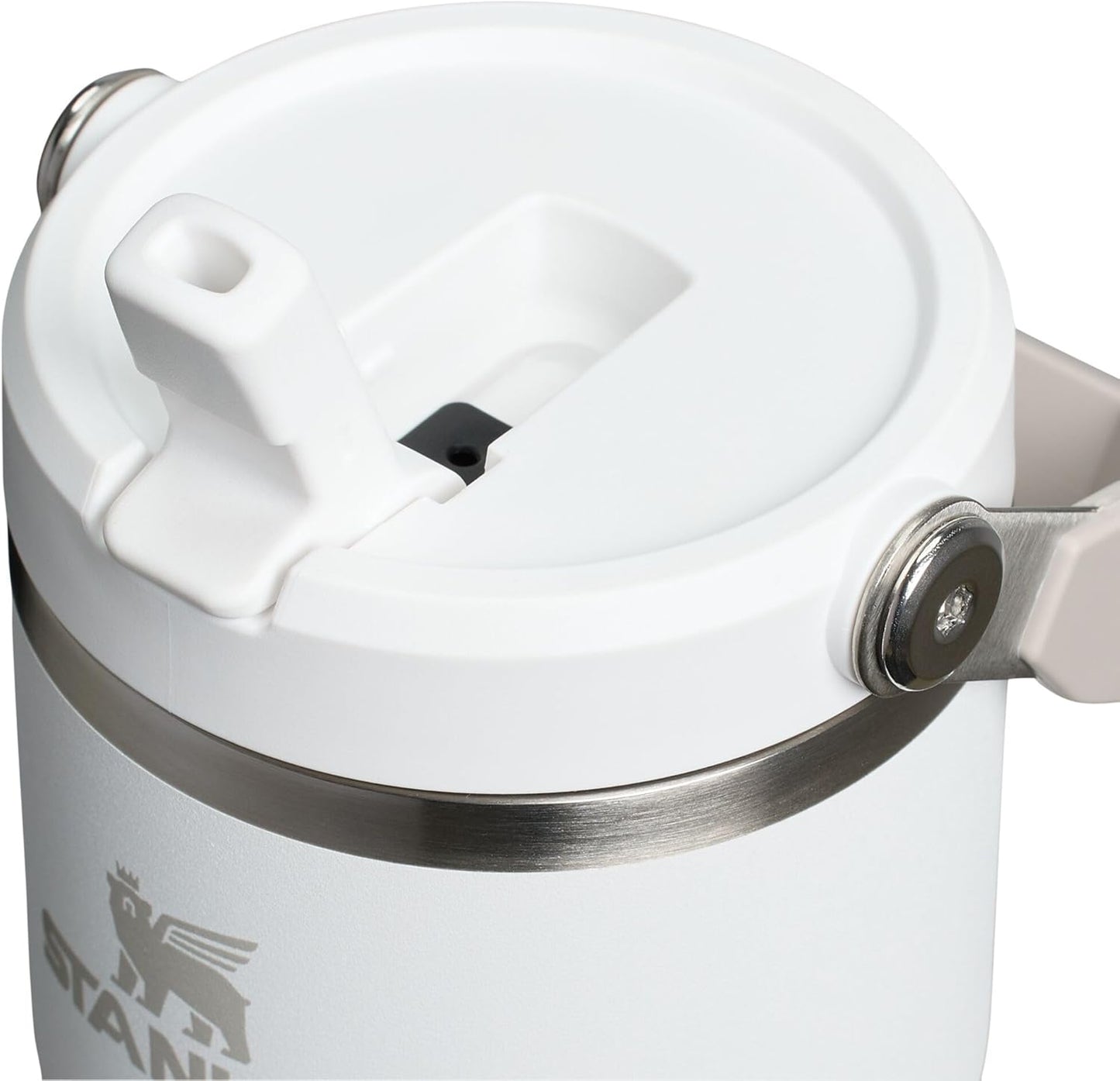 STANLEY IceFlow 2.0 Flip Straw Tumbler with Handle 20 oz | Twist On Lid and Flip Up Straw | Leak Resistant Water Bottle | Insulated Stainless Steel | BPA-Free | Frost