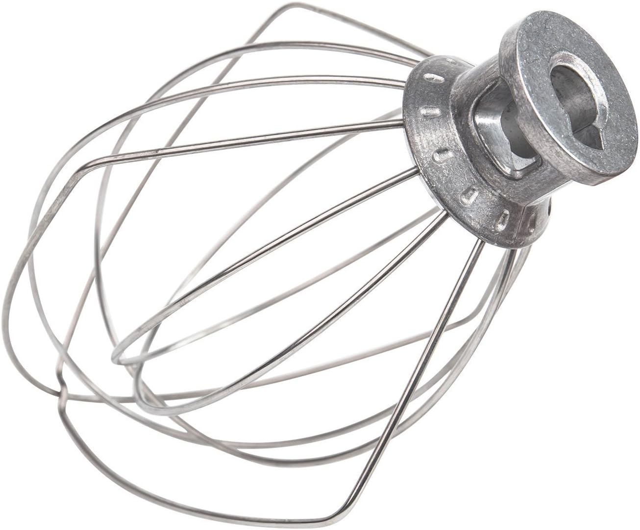 6-Wire Whip Attachment Fits KitchenAid Tilt-Head Stand Mixer Replace K45WW, Stainless Steel, Egg Heavy Cream Beater, Cakes Mayonnaise Whisk