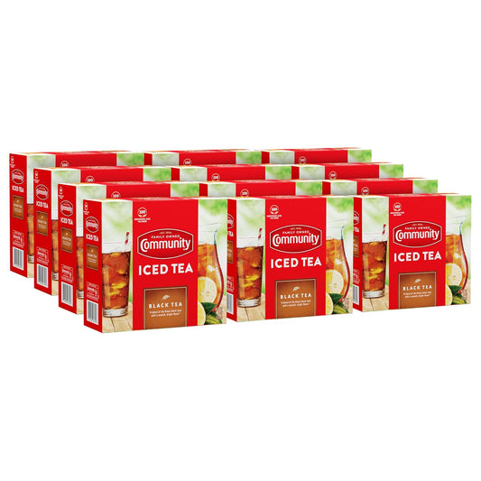 Community Coffee Porch Breeze Orange Pekoe Cut Black Tea Bags, Individual Cup Size, 100 Count (Pack Of 12)