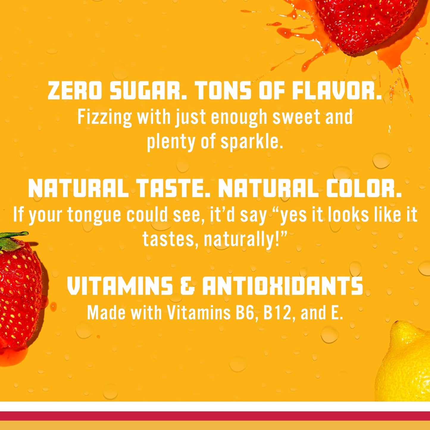 Sparkling Ice, Strawberry Lemonade Sparkling Water, Zero Sugar Flavored Water, with Vitamins and Antioxidants, Low Calorie Beverage, 17 fl oz Bottles (Pack of 12)