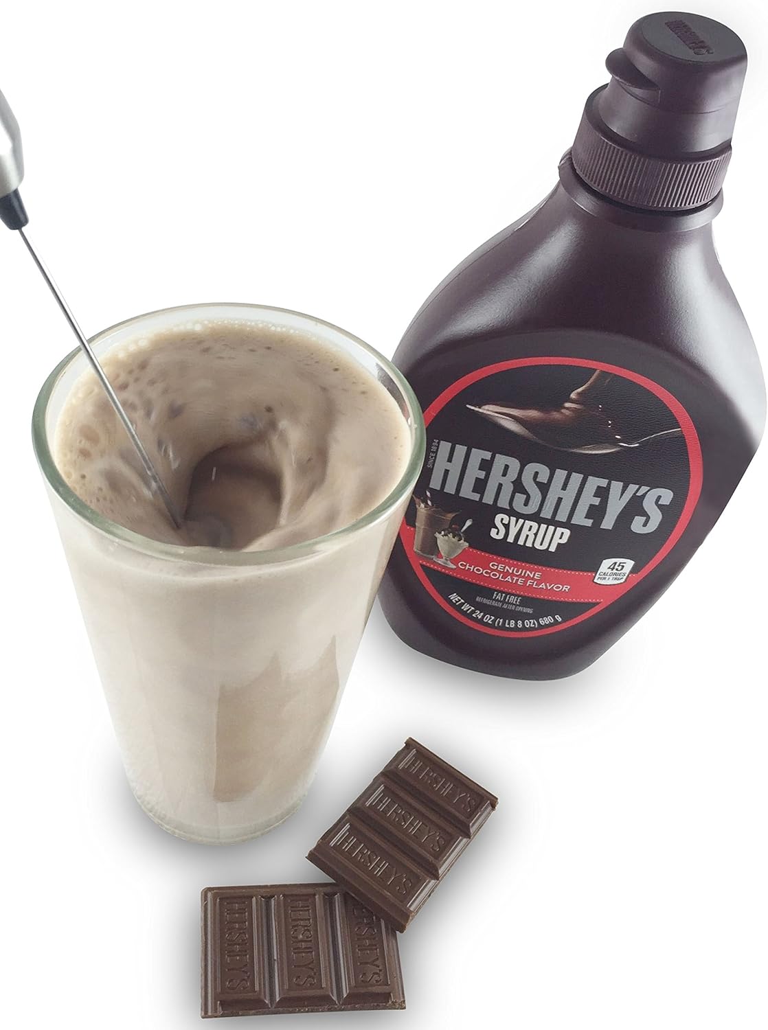 Nestpark Portable Drink Mixer and Milk Frother Wand - Small Hand-Held Mini Mixer Electric Stick Blender - Bulletproof Keto Coffee Blender Rapid Emulsifier - Cordless and Battery Operated