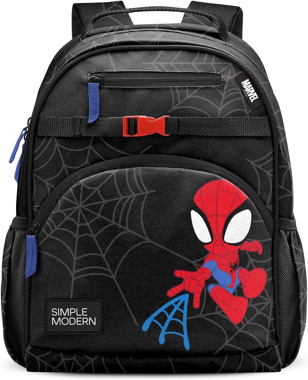 Simple Modern Medium Marvel Toddler Backpack for School Girls and Boys | Kindergarten Elementary Kids Backpack | Fletcher Collection | Kids - 15" tall | Spidey Kid