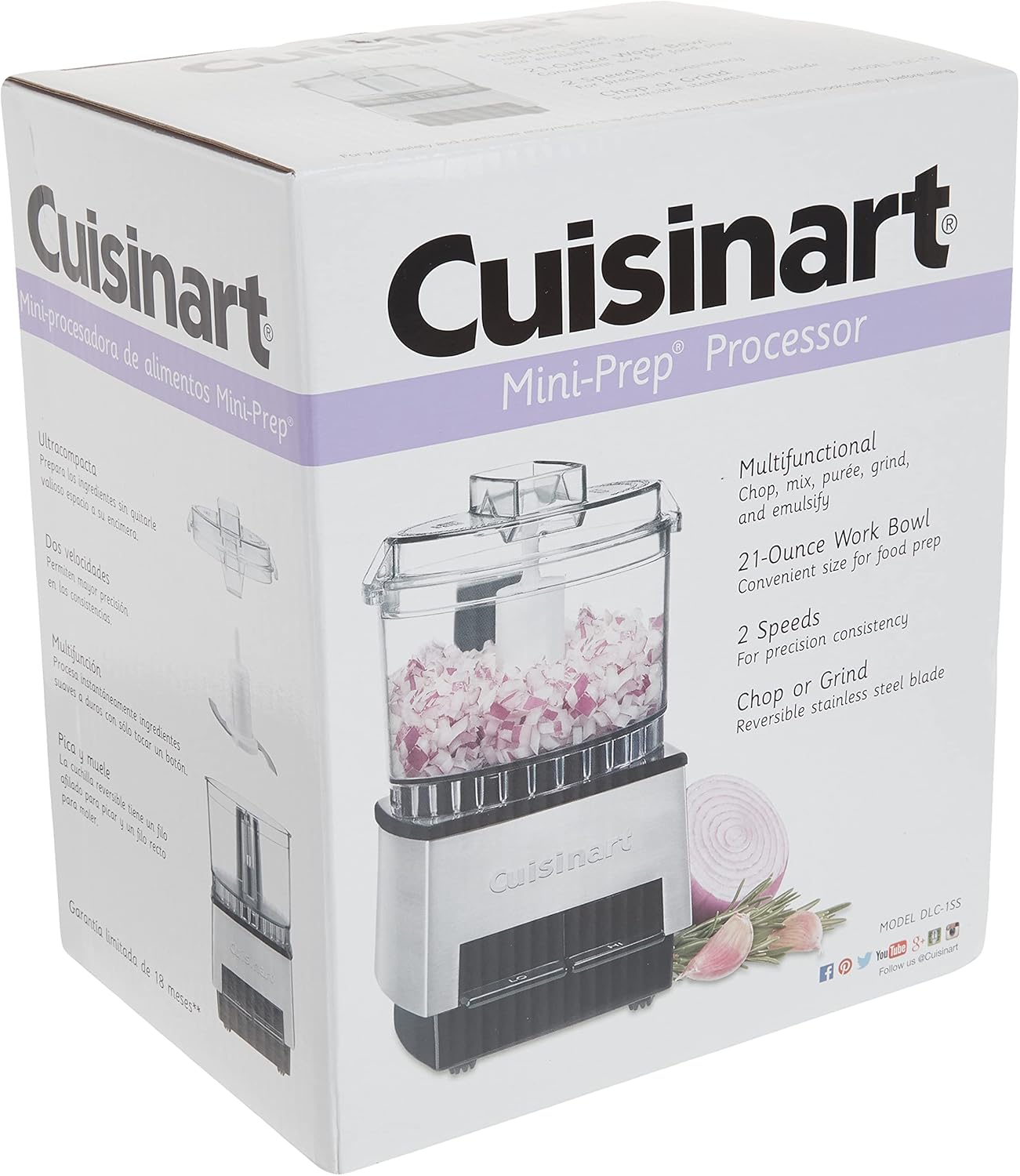 Cuisinart Mini PREP Food Processor Custom, 2.63 Cup, Silver