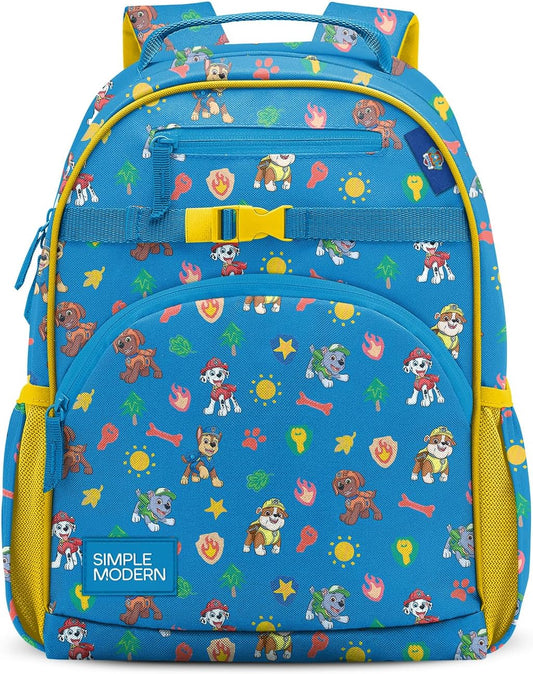Simple Modern Large Paw Patrol Kids Backpack for School Girls and Boys | Elementary Backpack for Teen | Fletcher Collection | Kids - 16" tall | Paw Patrol Outdoor Adventures