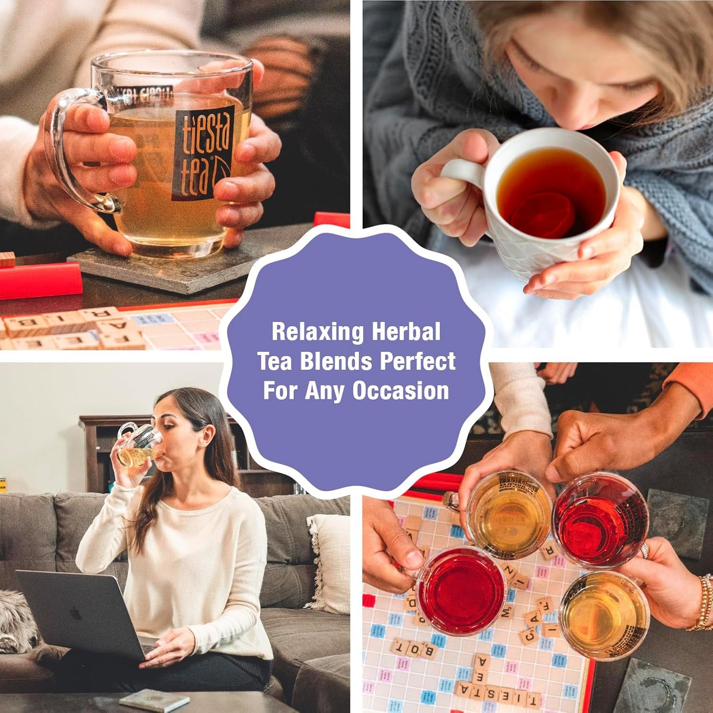 Tiesta Tea - Brownie Batter - Chocolate Caramel Herbal Tea - Loose Leaf Tea Blend - Non-Caffeinated Herbal Tea - Make Hot or Iced Tea Up to 40-50 Cups - 6 oz Refillable Tin