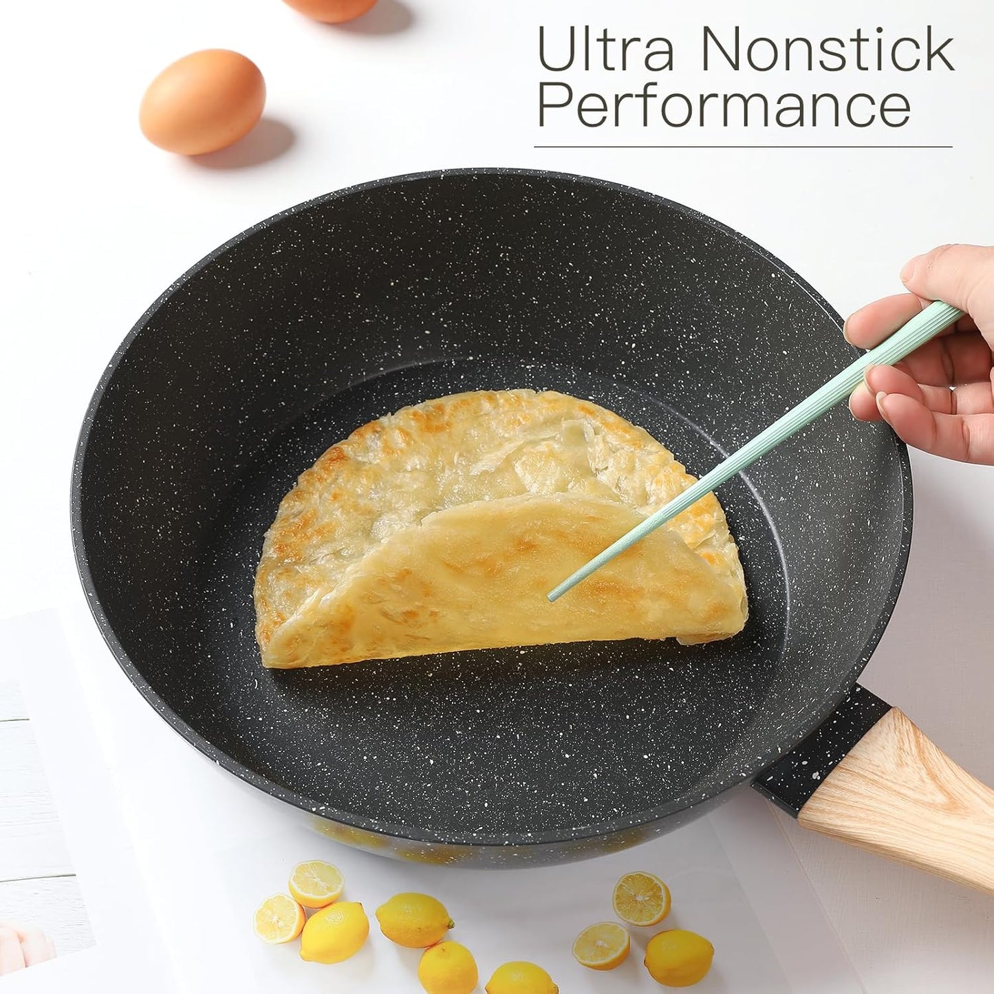 21PCS Pots and Pans Set Non Stick Cookware Set Nonstick with Cooking Set