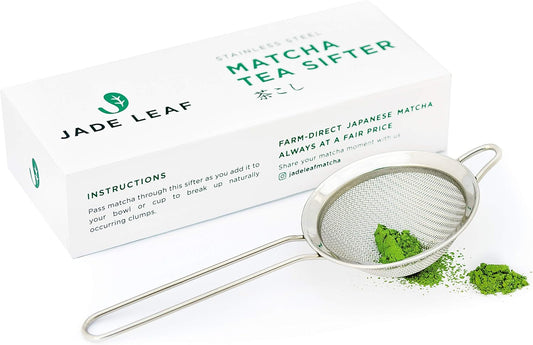 Jade Leaf Matcha - Stainless Steel Sifter - Eliminate Clumps In Your Green Tea Powder - Great Gift for Matcha Lovers