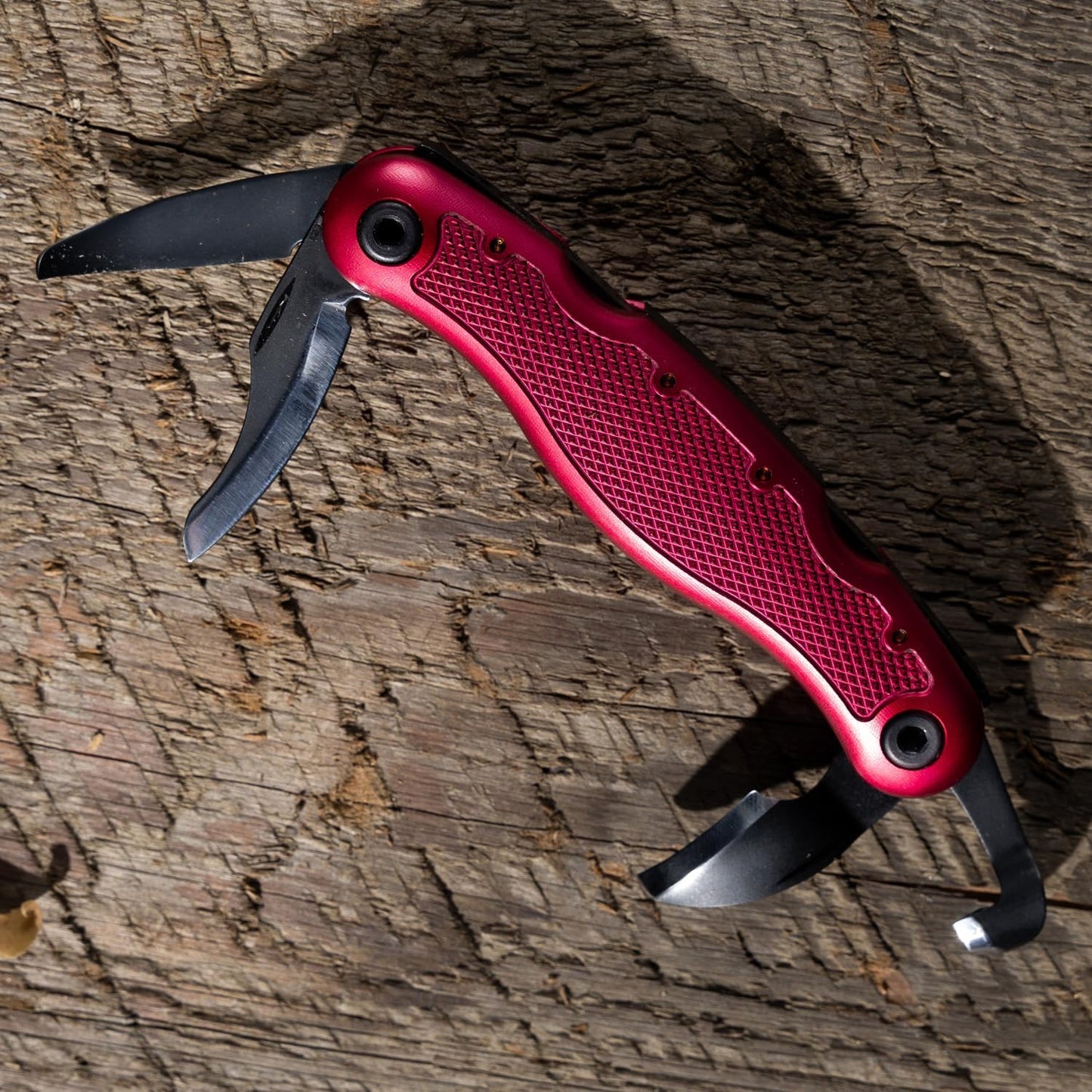 FLEXCUT Spoon Carvin Jack 2.0, Portable Pocket Knife for Wood Carving with 4 Blades, Made in the USA | JKN296