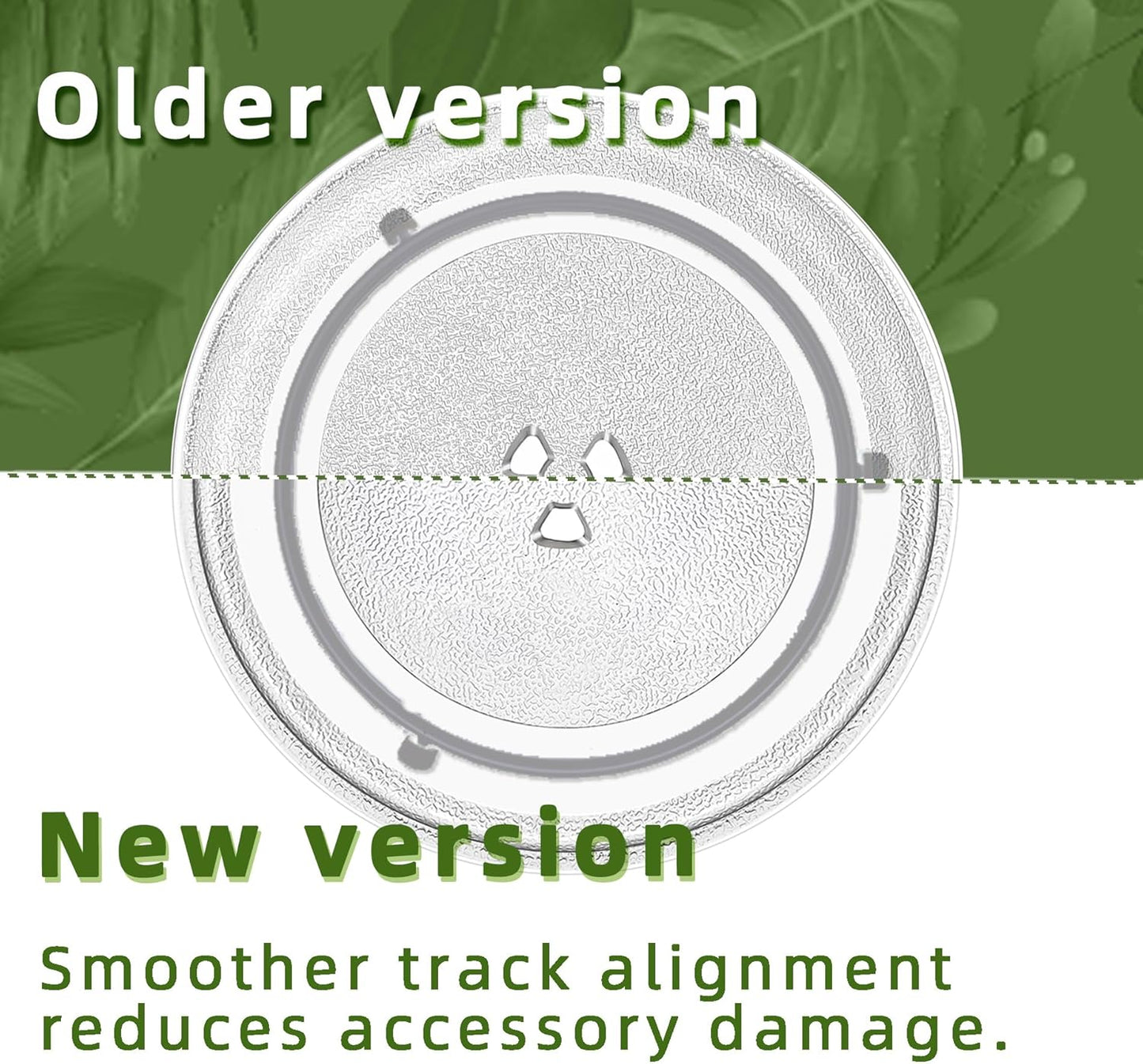 12" Whirlpool Microwave Glass Plate Replacement W11367904 W11291538 W10337247 W11443145, Compatible with Whirlpool Microwave Glass Turntable Plate WMH31017 WML55011 Whirlpool 12 Inch Microwave Plate