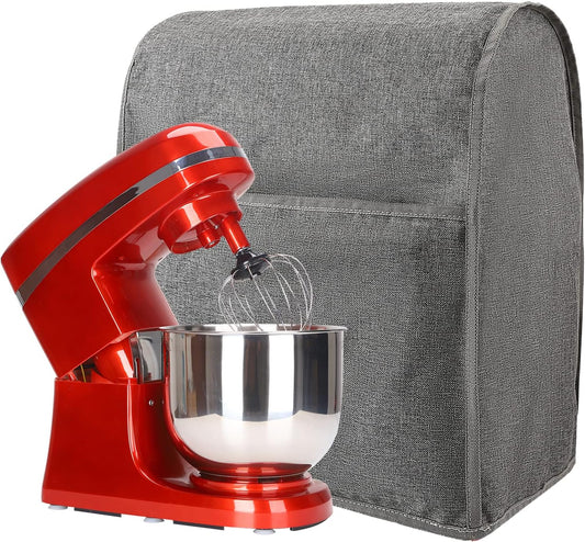 Stand Mixer Cover,Kitchen Mixer Cover Compatible With 5-8 Quart Kitchenaid Hamilton Mixers,Pioneer Woman Kitchen Mixer Cover for Stand Mixer With Pockets,Kitchen Aid Mixer Assecories