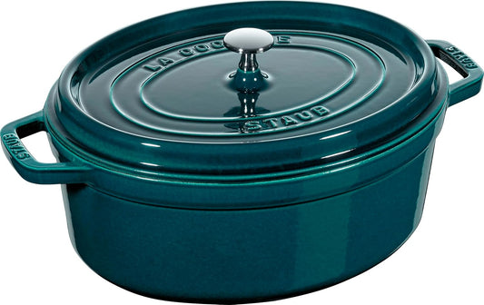 Staub La Cocotte 6 QT. Oval Dutch Oven - Limited Edition Teal