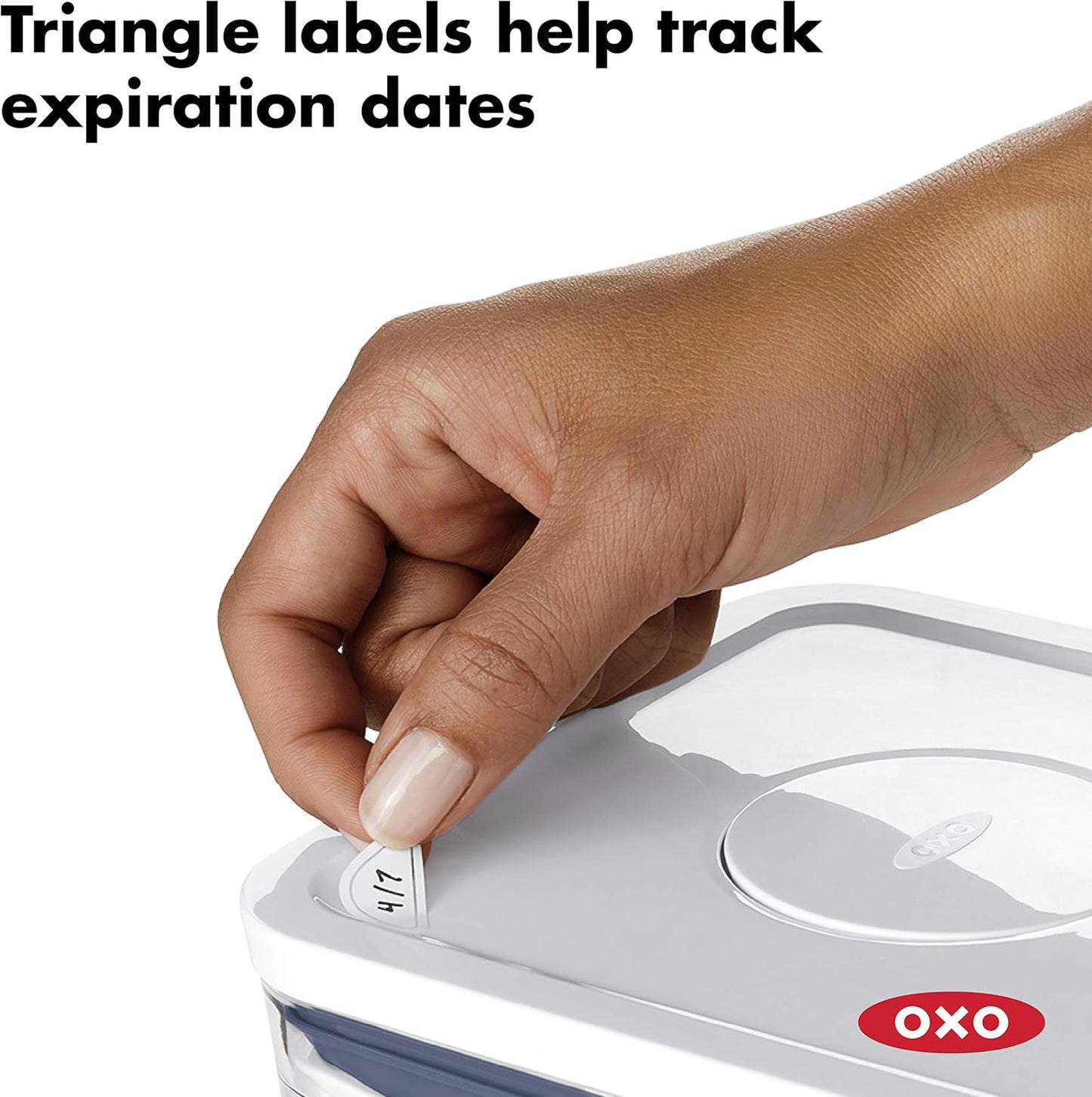 OXO Good Grips POP Container Removable Labels,White