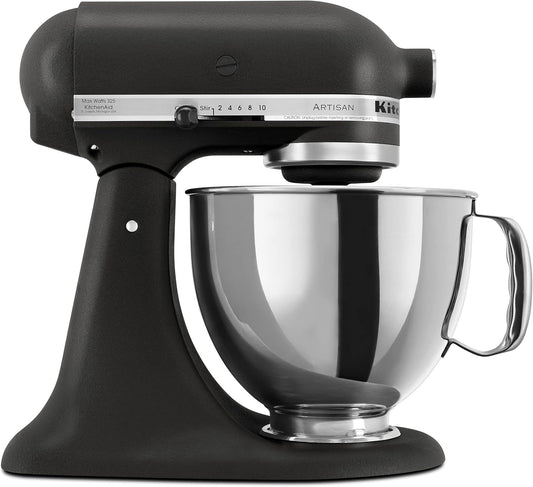 KitchenAid Artisan Series 5 Quart Tilt Head Stand Mixer with Pouring Shield KSM150PS, Cast Iron