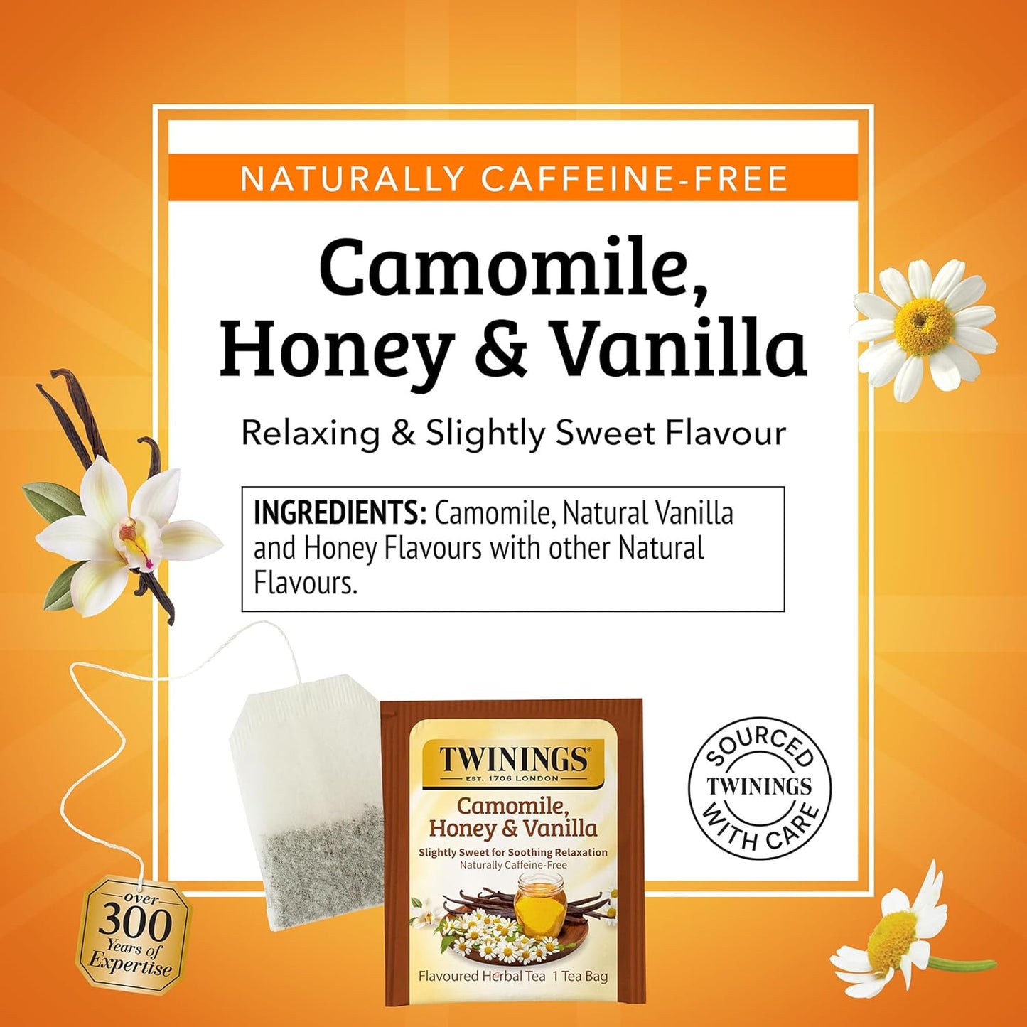 Twinings Tea Chamomile Honey and Vanilla Tea, 20 ct