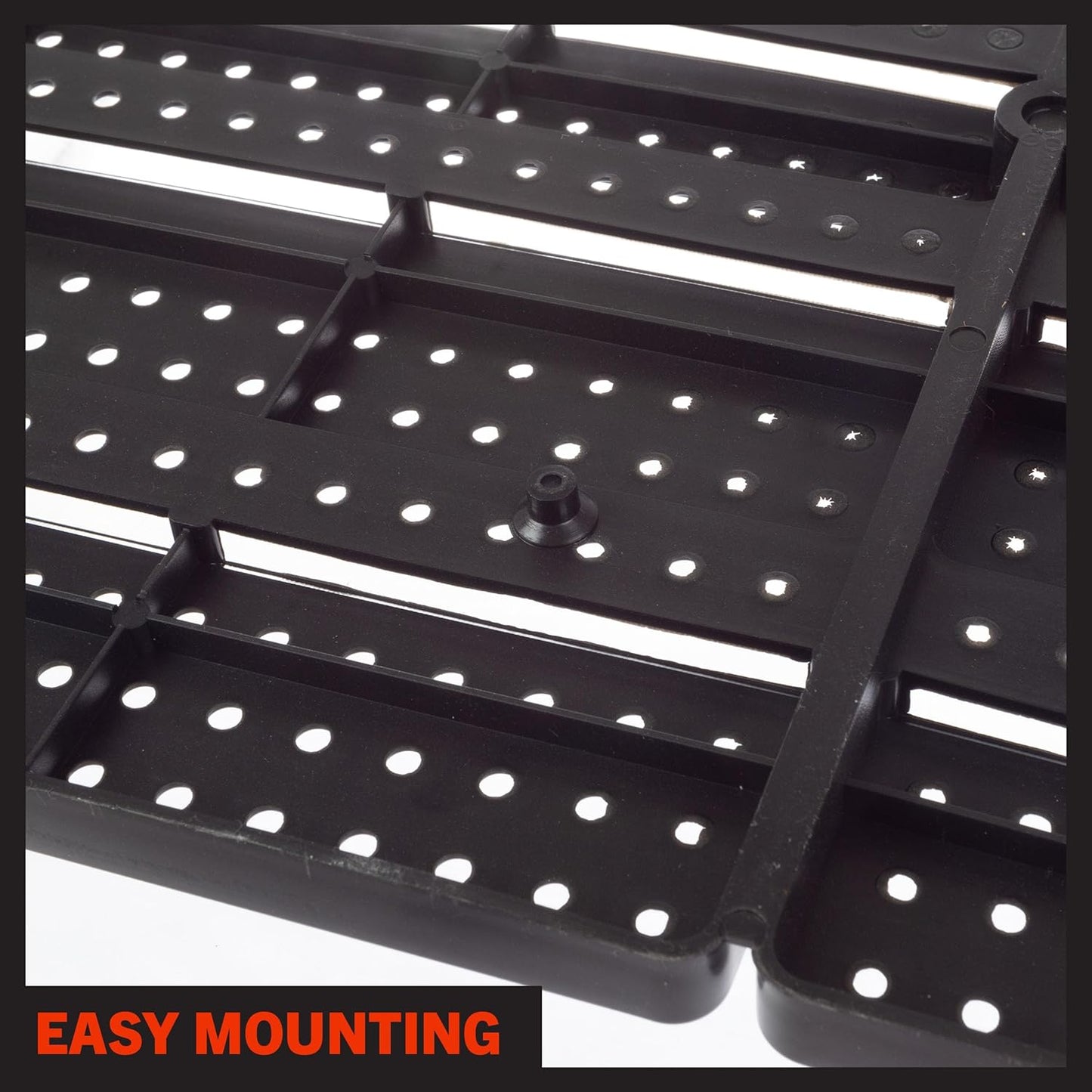 15-Bin Garage Organization Rack - Carbon Steel Rack with Removable Stackable Plastic Garage Storage Bins - Tools Organizer or Small Parts Organizer for Hardware,