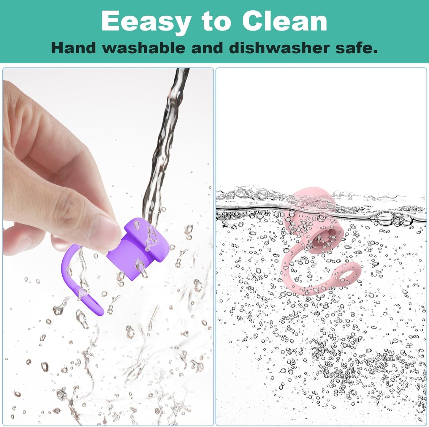 Adjustable Straw Cover Cap for Yeti, and Compatible with Simple Modern|Stanley|Hydro Flask|Reduce|Owala|Beast|Hydrapeak Tumbler Straw, All Brand of 6-12mm Straw, Straw Stopper Topper Accessories