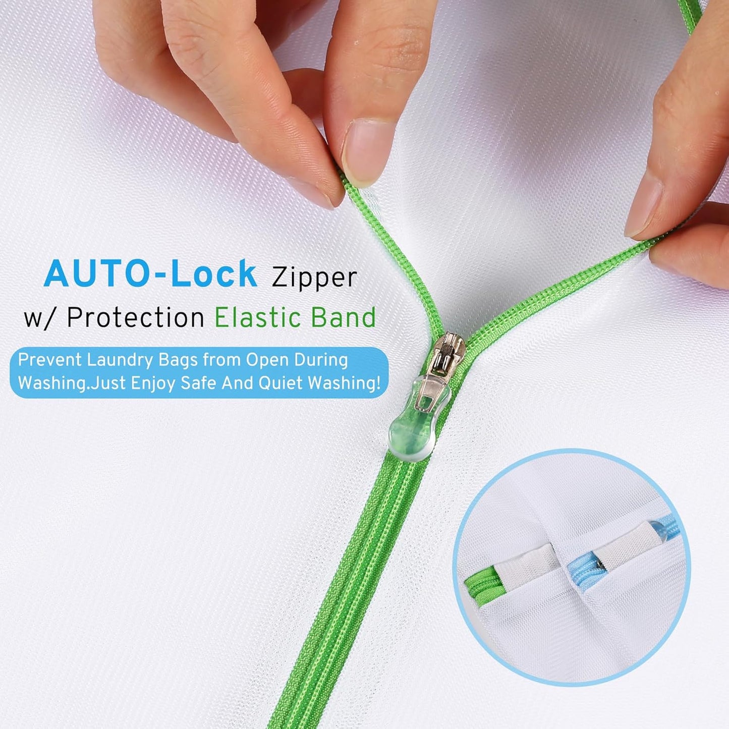 7 Pcs 7 Size Mesh Laundry Bags for Delicates with Premium Zipper, Lingerie Bags for Washing Delicates, Travel Storage Organize Bag, Clothing Washing Bags for Curtain, Blouse, Bra, Hosiery, Underwear