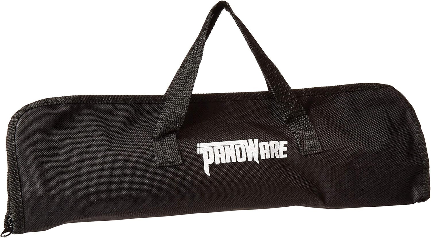 Panoware BBQ Grill Tools Set for Dad, 4 Piece Set, Number 1 Dad Tongs, Spatula, Digital Thermometer and Case