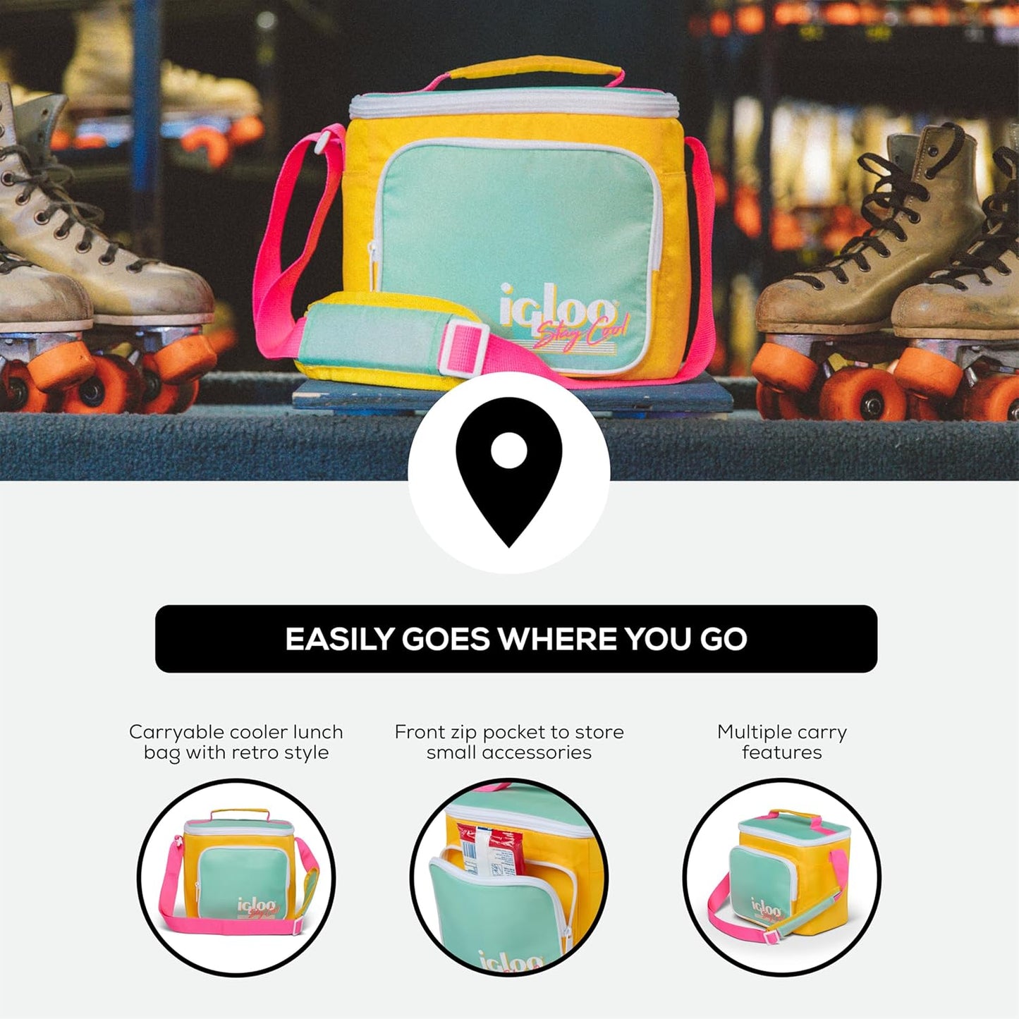 Igloo Retro Square Lunch Bag Cooler