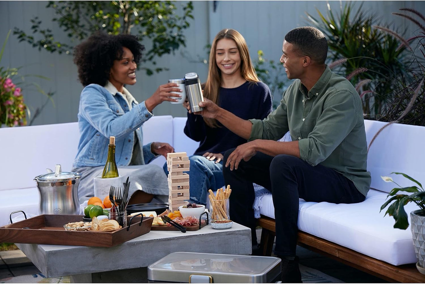 Contigo River North Stainless Steel Wine Tumbler with Spill-Proof Lid, Leak-Proof 12oz Reusable Wine Glass, Dishwasher Safe & Keeps Drinks Hot or Cold for Hours, Sunbeam Gold