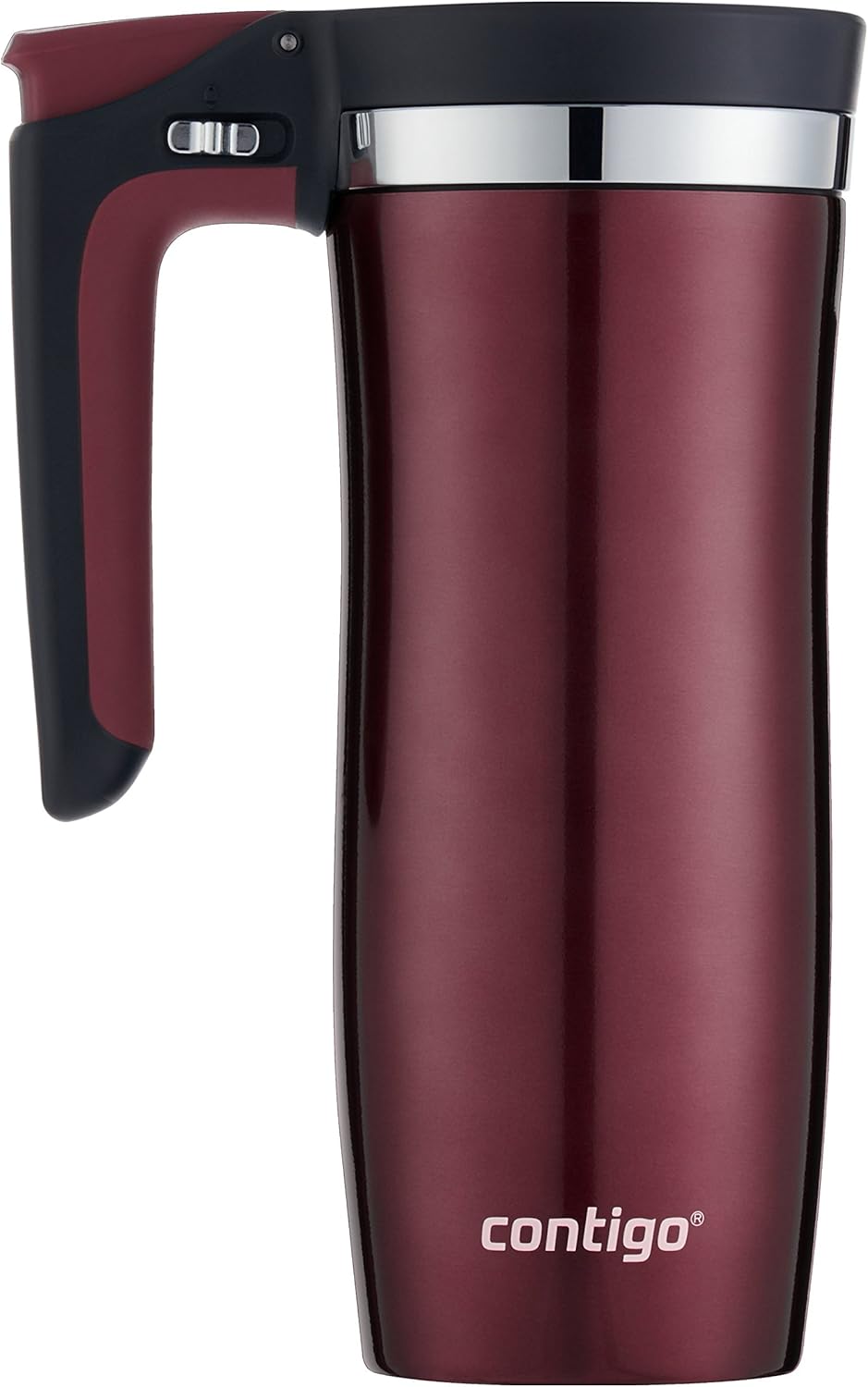Contigo Handled AUTOSEAL Stainless Steel Travel Mug with Easy-Clean Lid 16oz.