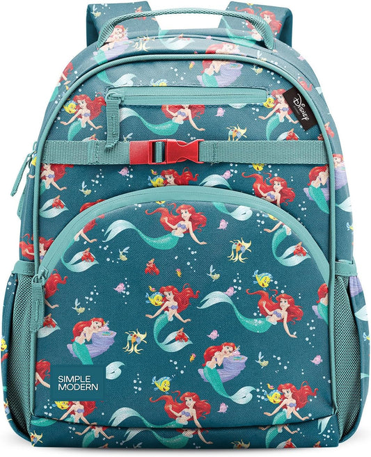 Simple Modern Medium Disney Toddler Backpack for School Girls and Boys | Kindergarten Elementary Kids Backpack | Fletcher Collection | Kids - 15" tall | Ariel's Day Dream